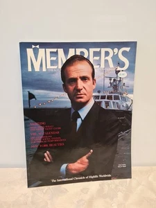 Member's Magazine 1987 Juan Carlos King Of Spain Chronicle of Highlife №1 - Picture 1 of 3