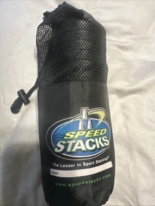 SPEED STACKS Wettkampfbecher schwarz in Tragetasche Neu - Bild 1 von 2