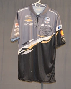 2025 IndyCar Ed Carpenter Racing Guy Care GRAU gebraucht Pit Crew Shirt - Medium - Bild 1 von 2