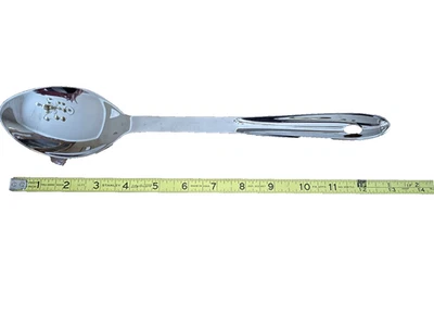 Ложка профессиональная кухонная одетая однотонная 13 дюймов из нержавеющей стали - Изображение 1 из 3