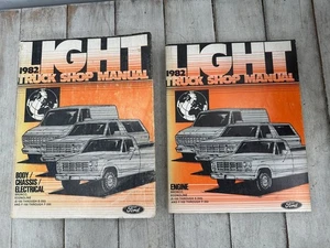 1982 Ford Light Truck Shop Manual Engine Body Electrical Bronco Econoline - Foto 1 di 4