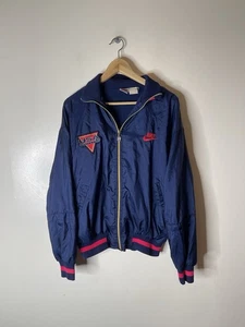 Vintage Nike Team USA Leichtathletik Olympische Jacke Herren Größe Medium durchgehender Reißverschluss - Bild 1 von 9