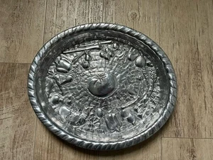 Wilton Armetale Vegetable Basket Design Oval Serving Tray 14x 12  Majolica - Picture 1 of 6