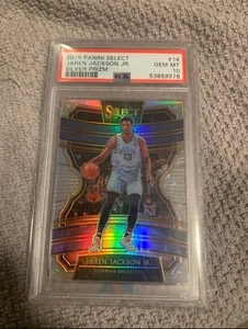 PSA 10- 2019-20 Panini Select - Concourse Jaren Jackson Jr. #14 Silver Prizm - Picture 1 of 2