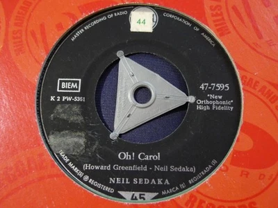 NEIL SEDAKA-OH! CAROL-GERMANY RCA TRI Foto 1 de 2