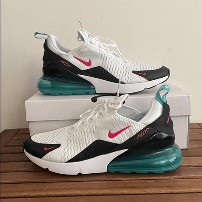 Nike Air Max 270 White/Rush Pink USA Men Size 10/UK 9/EU 44(DR9876-100) - Image 1 of 4