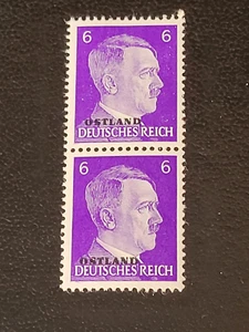 Nazi Occupation of the East - Ostland - 6pf pair - Mi 5 MNH (**) - Picture 1 of 1
