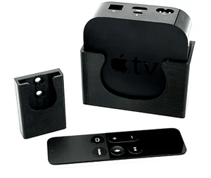 Halter für AppleTV 4K Gen 4 und Fernbedienung mit Ladefunktion - Bild 1 von 8