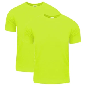 2 Pack Shaka Wear Men's Active Comfort Cotton Short Sleeve Crew Neck T-Shirt - Picture 1 of 89