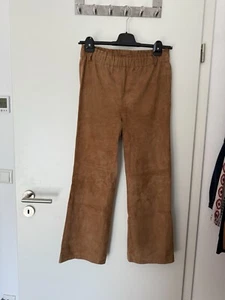 ARMA Wildleder Hose Wideleg Gr. 42 Cognac Neu - Bild 1 von 4