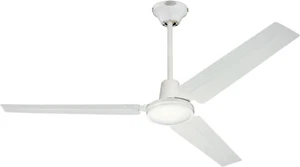 7812700 Jax, Modern Industrial Style Ceiling Fan and Wall Control, 56 Inch, Whit - Picture 1 of 6