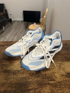 Adidas Adizero Select 2.0 Herren Basketball Turnschuhe Schuhe Größe 10 Weiß Blau - Bild 1 von 6