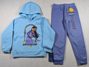 Disney Wish - Asha - Blue Sweatshirt & Pants - Youth - Size 6X - Picture 1 of 16