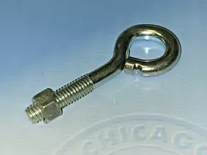 Chicago Hardware #G-2 gedrehte Augenschrauben 3/8"" x 2 x 3-1/2 MENGE 10 verzinkt - Bild 1 von 6