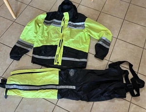 Harley Davidson Motor Clothes - Regenjacke & Hose / Diddy Bag alle mit Logo Gr. M - Bild 1 von 6