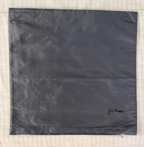 JIM THOMPSON SOLID DARK BLUE THAI SILK PILLOW CUSHION COVER - Picture 1 of 5