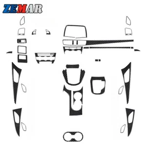 Juego completo de 38x de fibra de carbono interior kit decoración cubierta embellecedor para Mazda CX-5 2013-2015 - Imagen 1 de 18