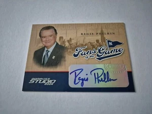 2004 Donruss Studio Fans of the Game Auto / Autogrammkarte - Regis Philbin - Bild 1 von 2