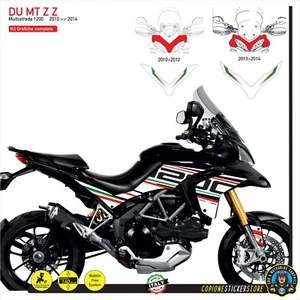 Grafiche adesive complete compatibili moto DUCATI Multistrada 1200 2010 2014 ZZ - Picture 1 of 1