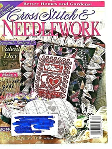 BH&G CROSS STITCH & NEEDLEWORK Magazine Feb 1998 V13 #3 Weaving Sampler Quilt++ - Picture 1 of 12