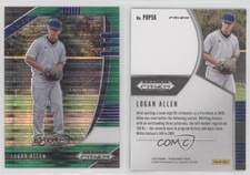 2020 Panini Prizm Draft Picks Green Pulsar Prizm Logan Allen #PDP56