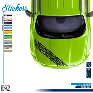 Adesivi compatibili Renegade cofano striscia pneumatici - Picture 1 of 1