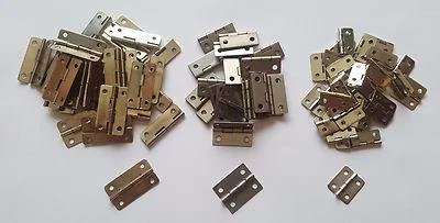 MANI-KO Silberscharniere viele Größen Handwerk Holzkiste Zum Selbermachen Tür Haus Schrauben GESCHENK Holzwerkzeuge