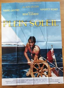 ALAIN DELON plein soleil affiche cinema 160x120 cm originale resortie - Foto 1 di 1