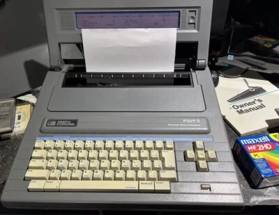 Vintage Smith Corona PWP3 Model 5D Personal Word Processor Typewriter -Working! - Image 1 of 4