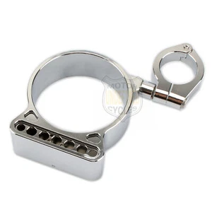 Chrome Speedometer Relocation Mount Bracket For Harley Sportster XL883 1993-2015 - Picture 1 of 7
