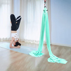 6m Aerial Yoga Rope Yoga Hammock Practice Polyester Strap Aerial Practice Kit - Picture 1 of 12
