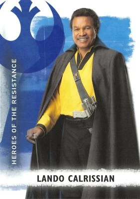 Star Wars Rise Skywalker Series 2 HEROES RESISTANCE Insert Card HR-9 / LANDO - Image 1 of 2