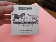 Beekman 1802 Skin Care NIB Whipped Body Cream Pure Unscented Supports Cat Rescue