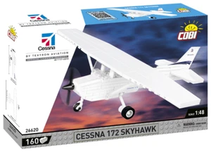 Cobi 26620 1:48 Scale Cessna 172 Skyhawk White 160-Piece Airplane Kit MIB/New - Picture 1 of 2