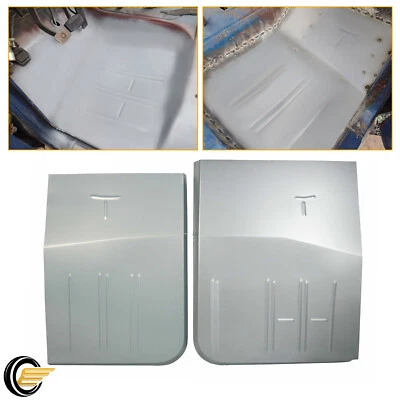 Pair Steel Front Floor Pan Fits Ford F100 F150 F250 F350 & Bronco 1967-1979 - Image 1 of 4