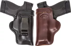 HD Concealed RH LH OWB IWB Leather Gun Holster For S&W M&P 9 40 45 4.5" - Picture 1 of 2