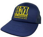 Vintage H and M Metal Processing Est 1946 Akron OH Mesh Back Snapback Hat Cap