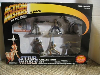 Action Masters - Metal - Star Wars - Darth Vader, Chewbacca, Boba Fett - Han Solo Foto 1 de 4