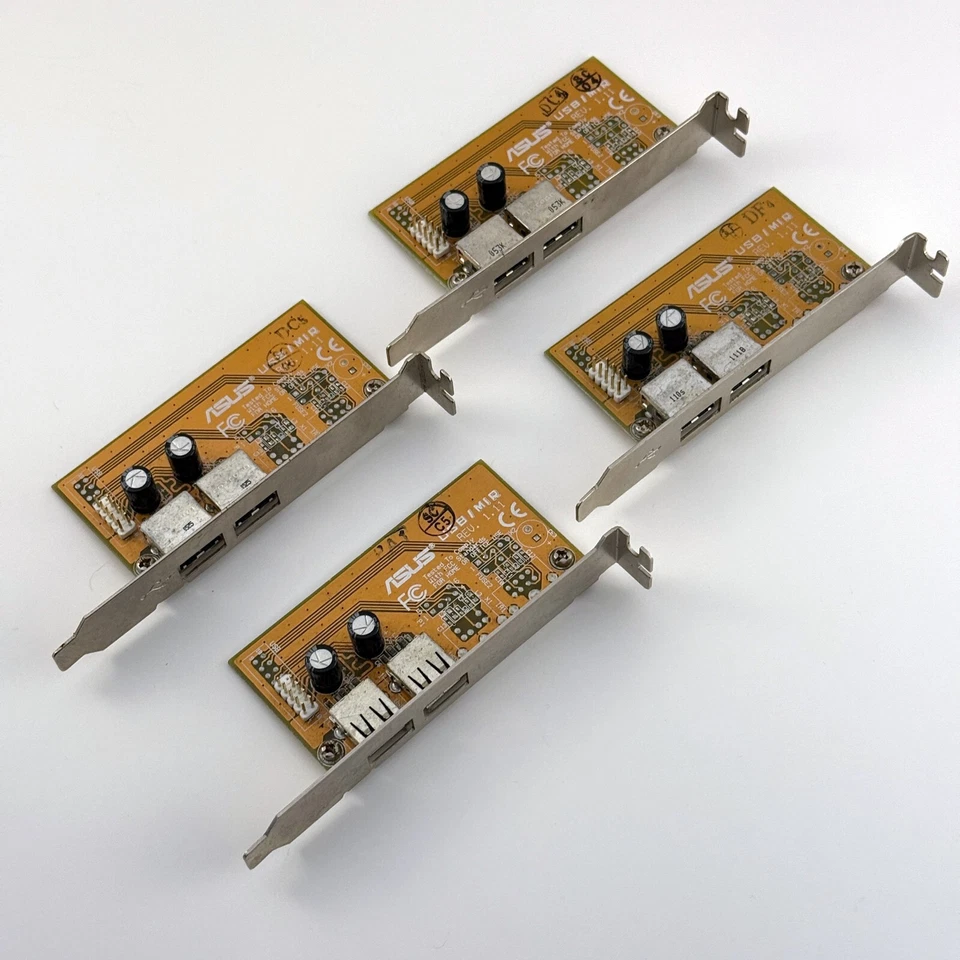 Asus USB / MIR 2-Port Add-On Expansion PCI Card 1.1 - Lot of 4 - Image 1 of 3