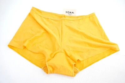 Soma Intimates Vanishing Edge Micro Boy Short ~ Nectarine Zest ~ Size: L (NWT) - Image 1 of 4