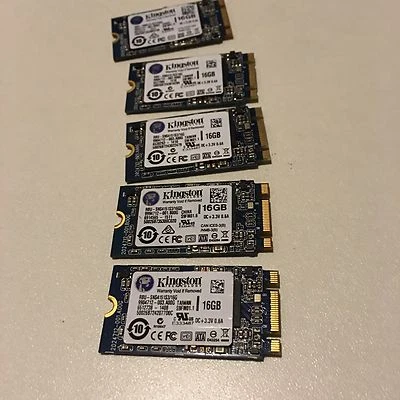 Lot of 5pcs Kingston 16GB, M.2 NGFF SSD 42mm - Image 1 of 2