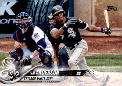2018 Topps Baseball Series 1 #252 Tim Anderson Chicago White Sox - Image 1 of 2