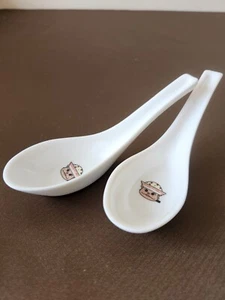Asian Soup Spoons Japanese Ramen Renge Rice kawaii Ramen spoons fried rice - Picture 1 of 12