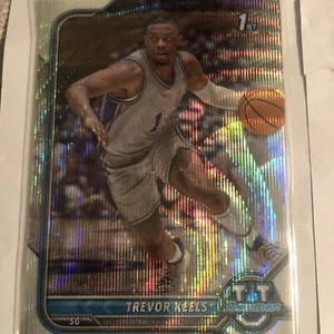 2022 Bowman U Basketball Chrome Base RayWave Trevor Keels /100 duke basketbalke - Imagen 1 de 1