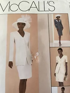 Abrigo chaqueta falda McCalls patrón de costura 2024 sin cortar para mujer talla 12 14 16 - Imagen 1 de 6