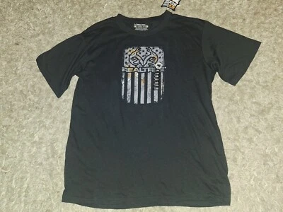 NWT Realtree By Staghorn Creek Mens XL Black Short Sleeve Shirt  (B27) - Image 1 of 2