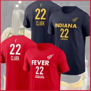 SALE.!!! Caitlin Clark #22 Indiana Fever 2024 Player Name & Number T-Shirt - Picture 1 of 4
