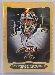 2021-22 Ultimate Collection Hockey Spencer Knight Signature Masterpieces Auto - Picture 1 of 2