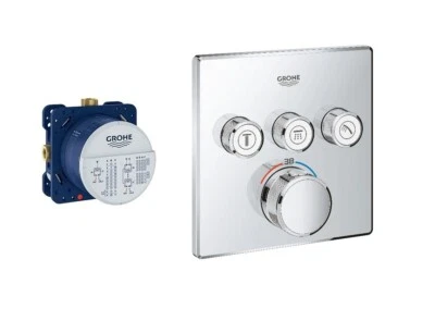 Grohe Grohtherm SmartControl Thermostat mit 3 Absperrventilen Trimmset - Smart Box - Bild 1 von 3