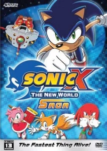 Sonic X: The New World Saga- Stagione 1- Nuovo DVD Gratuito Upgrade A 1ST Classe - Foto 1 di 1